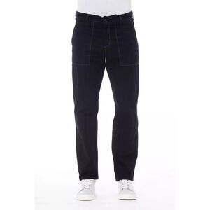 Alpha Studio Casual Pants with Relaxed Fit Men Blue Jeans & Pants